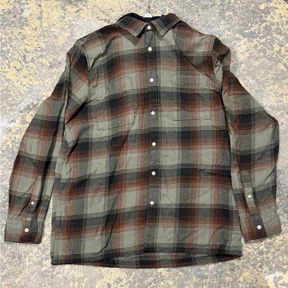 Arizona Jean Company Other - Arizona Jean Co Men’s LT Big and Tall Olive Plaid Button-Down Shirt W/Hood NWT